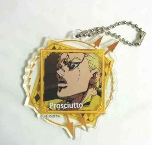 JOJO Golden Wind Deco Acrylic Keychain Prosciutto Squadra Esecuzioni
