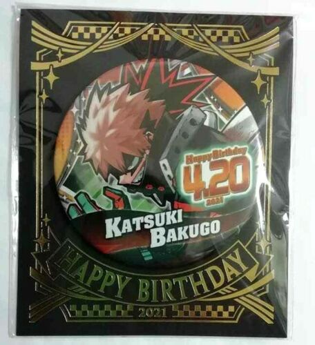 My Hero Academia Bday 2021 Can Badge Button Katsuki Bakugo