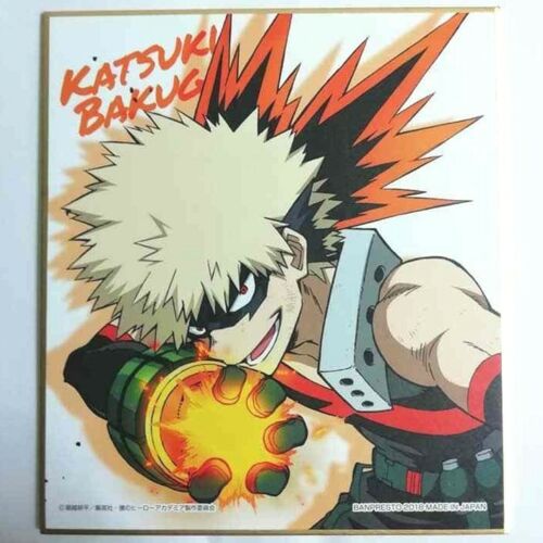 My Hero Academia Plus Ultra Autograph Shikishi Katsuki Bakugo