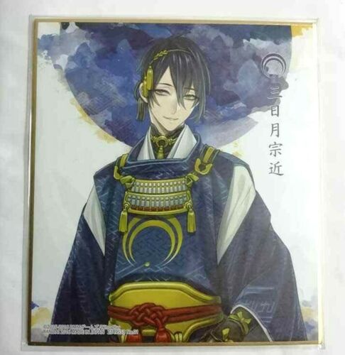 Touken Ranbu Hanamaru Art Autograph Shikishi Munechika Mikazuki DMM Nitroplus