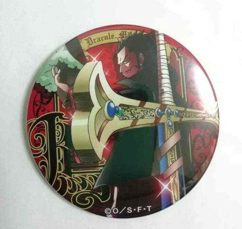 One Piece Yakara BEST30 Can Badge Button Dracule Mihawk
