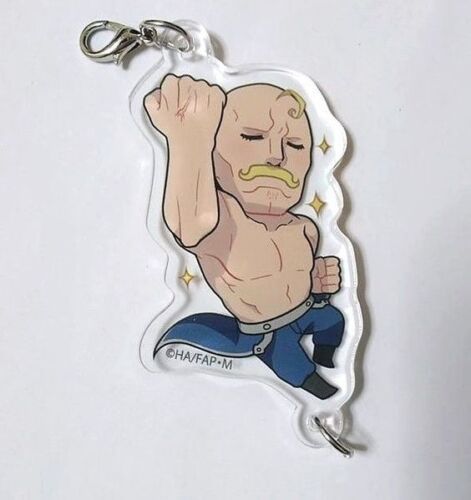 Fullmetal Alchemist Acrylic Keychain Strap Charm Alex Armstrong