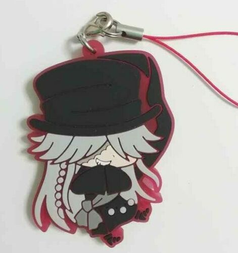 Black Butler Rubber Strap Charm Undertaker