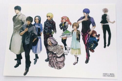 Tokyo Ghoul Illustration Bonus Card Kaneki Hide Amon Fueguchi