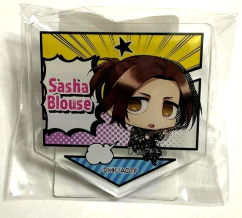 Attack On Titan Acrylic Badge Button Clip Sasha Blouse