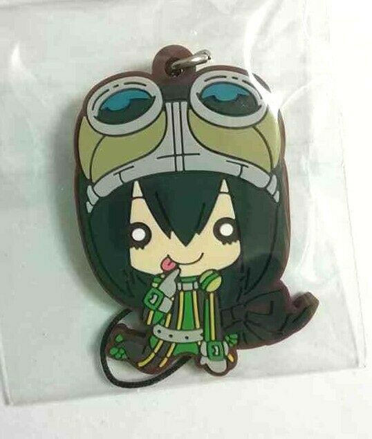 My Hero Academia World Heroes Mission Nitotan Rubber Strap Mascot Tsuyu Asui