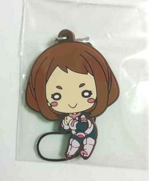 My Hero Academia World Heroes Mission Nitotan Rubber Strap Mascot Ochako Uraraka