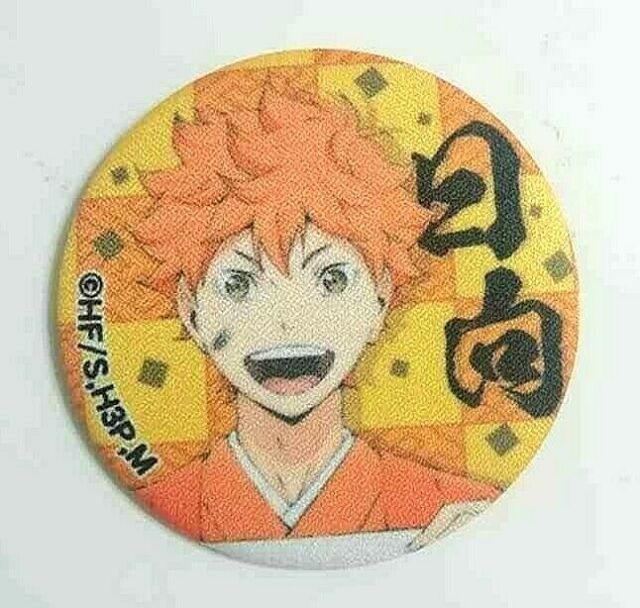 Haikyuu Can Badge Button Shoyo Hinata Karasuno