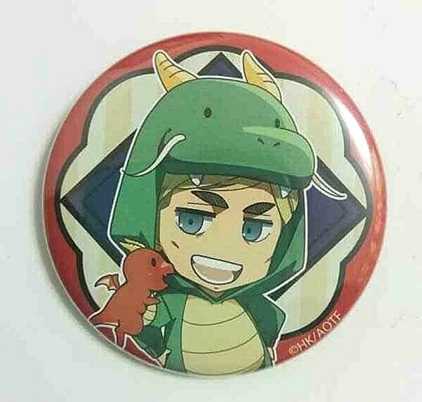 Attack on Titan Can Badge Button Erwin Smith