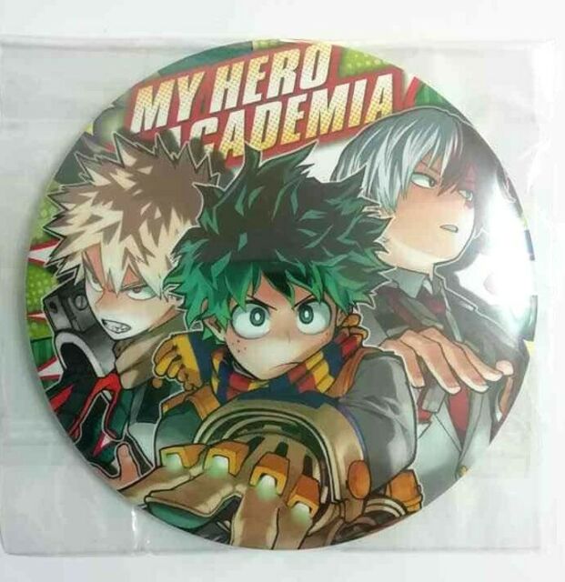 My Hero Academia Exhibi Trio Can Badge Button Midoriya Bakugo Todoroki