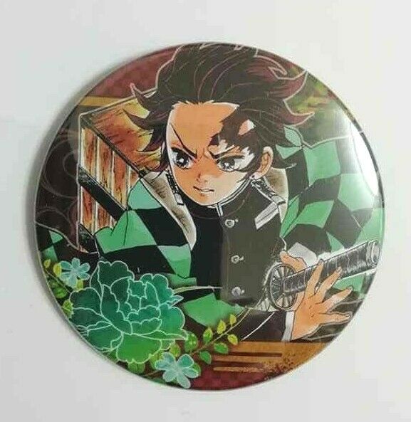 Kimetsu no Yaiba Demon Slayer Can Badge Button Tanjiro Kamado Koyoharu