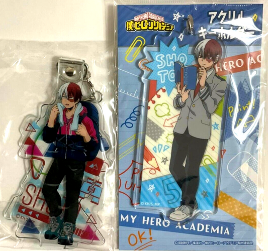 My Hero Academia POMMOP Acrylic Keychain Strap x2 Shoto Todoroki
