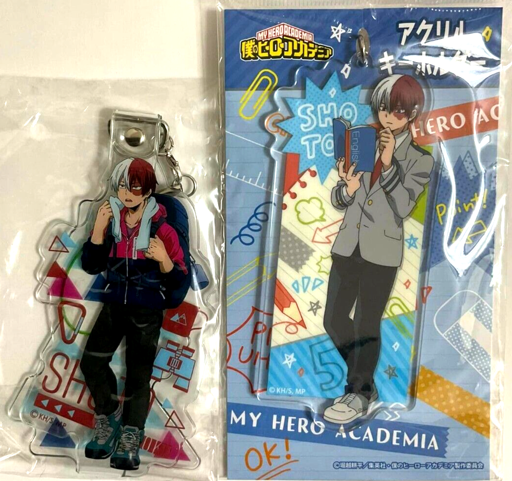 My Hero Academia POMMOP Acrylic Keychain Strap x2 Shoto Todoroki