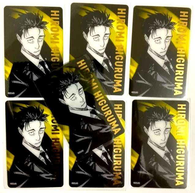 Jujutsu Kaisen Foil Stamping Clear Card Collection x7 Hiromi Higuruma xde