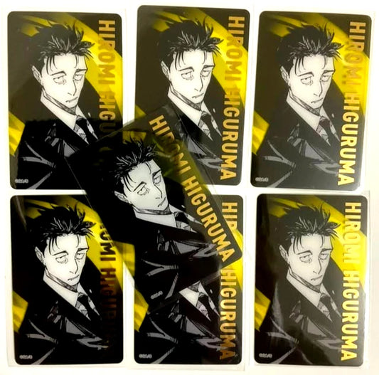 Jujutsu Kaisen Foil Stamping Clear Card Collection x7 Hiromi Higuruma xde