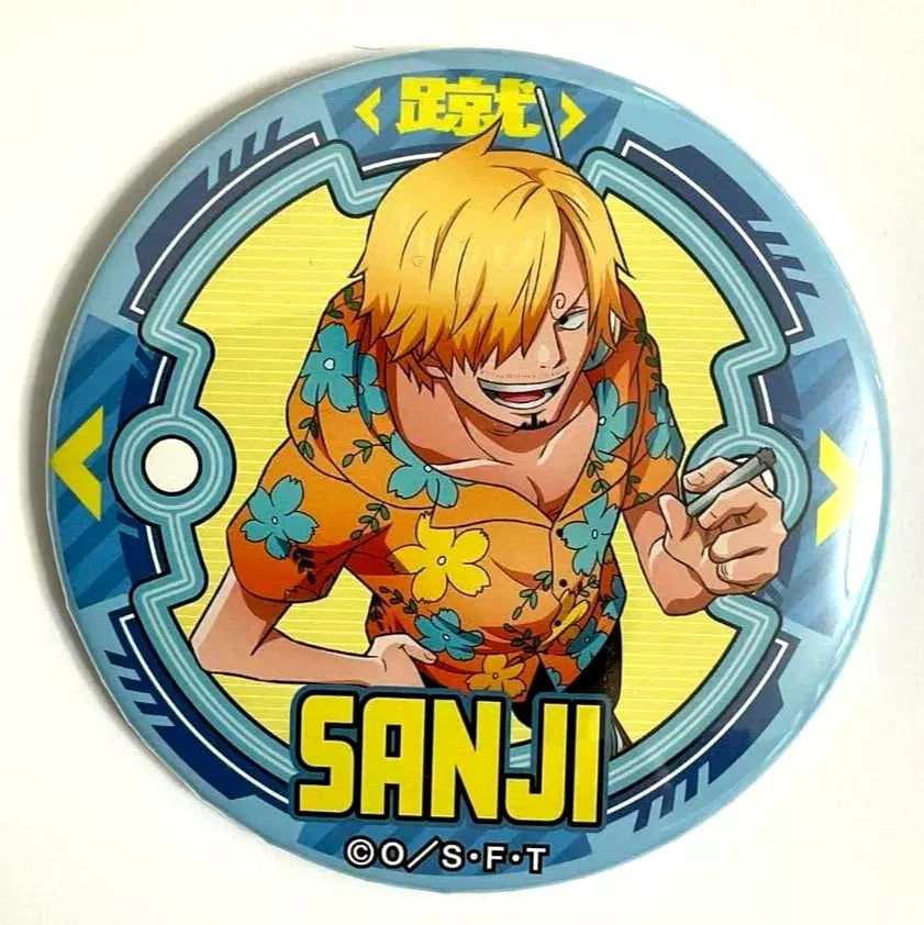 One Piece Yakara EGGHEAD Can Badge Button Vinsmoke Sanji