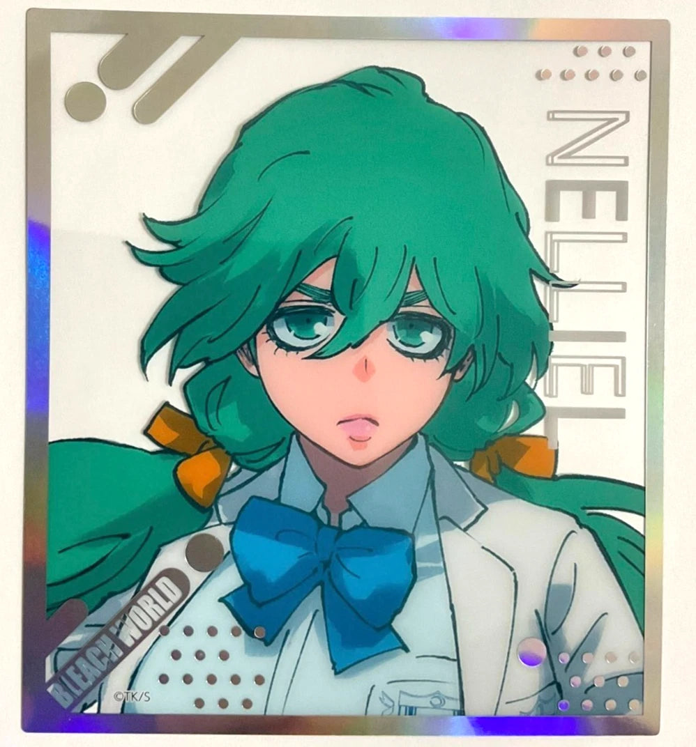 Bleach WORLD Clear Mini Autograph Shikishi Card Nelliel Tu Odelschwanck