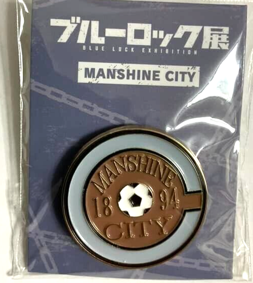 Blue Lock Exhibition Pins Button Badge Manshine City