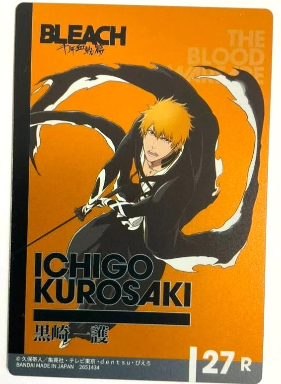 Bleach Blood Warfare Mini Card Collection Ichigo Kurosaki xde