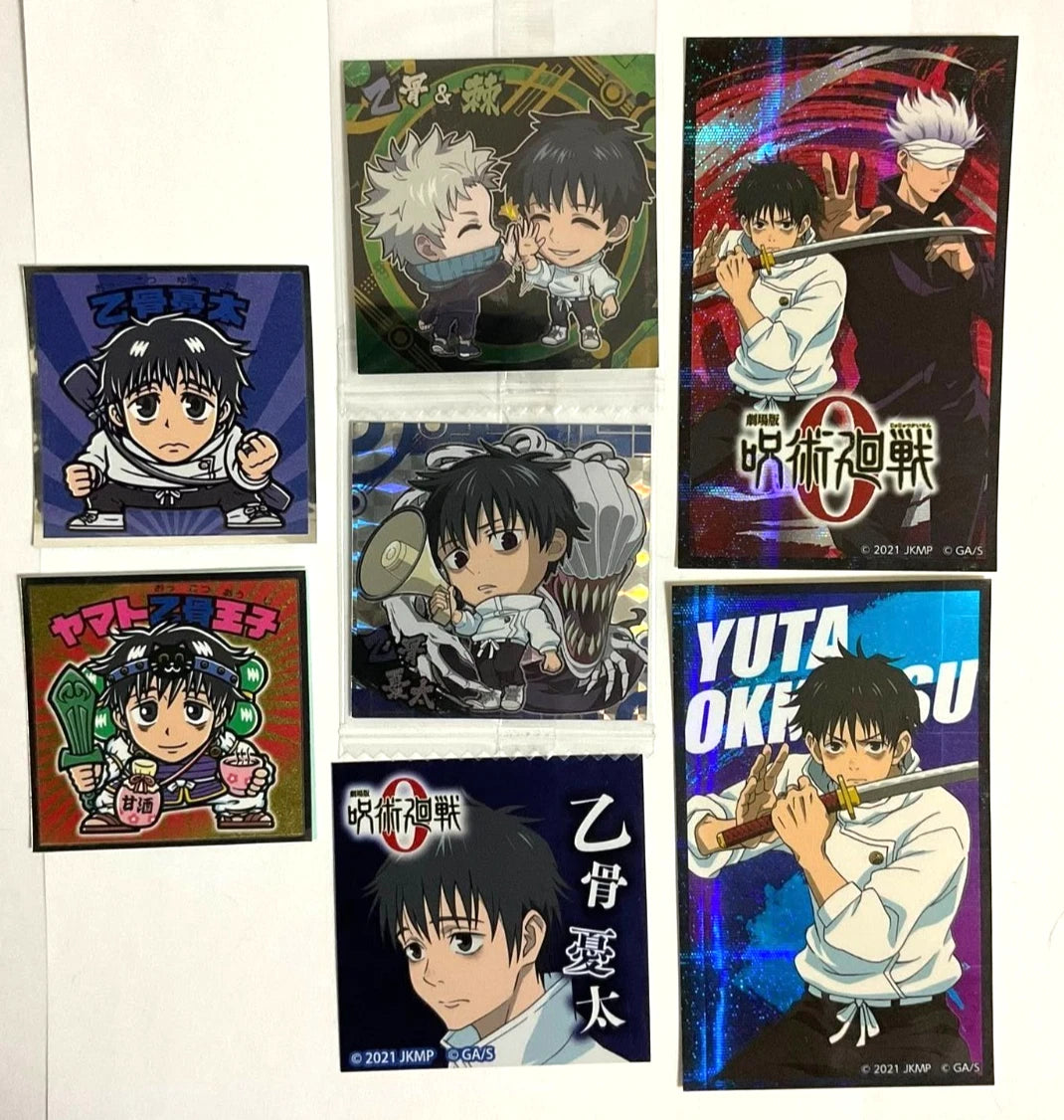 Jujutsu Kaisen Mini Sticker x7 Yuta Okkotsu Satoro Gojo Toge Inumaki