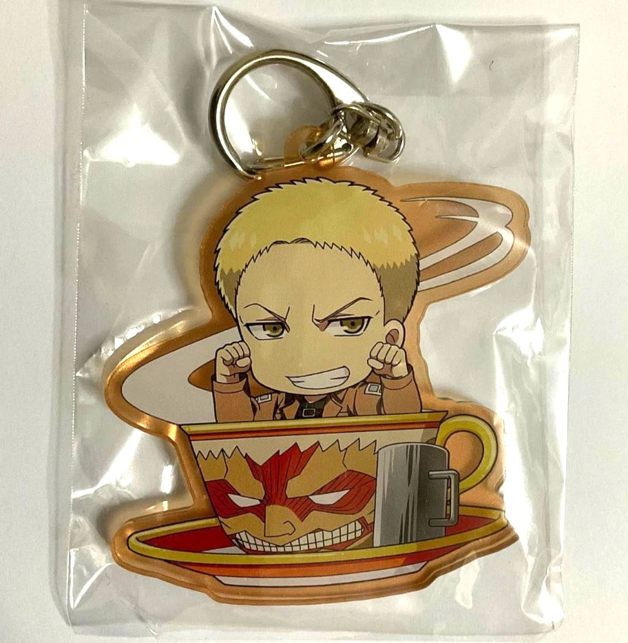 Attack On Titan Cup In Series Acrylic Keychain Strap Reiner Braun