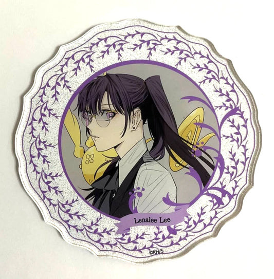 D.gray-man The Chara Cafe Acrylic Coaster Lenalee Lee Jump SQ JP