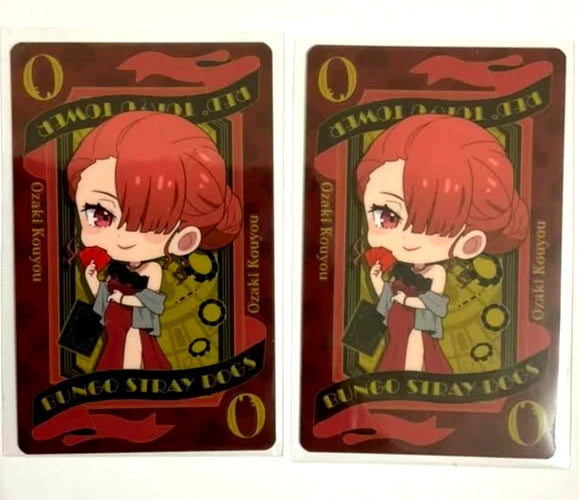 Bungo Stray Dogs Mayoi Mini Clear Card Koyo Ozaki Port Mafia xde