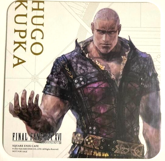 Final Fantasy XVI Square Enix Cafe Original Coaster Hugo Kupka
