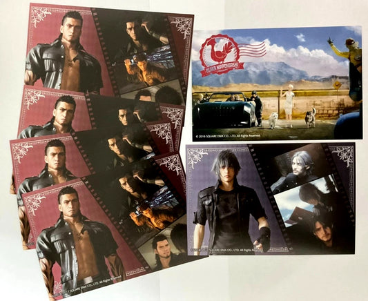 Final Fantasy XV Limited Card x6 Noctis Gladiolus