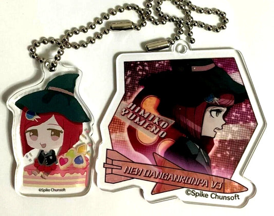 Danganronpa V3 Fuwaponi Acrylic Keychain Strap x2 Himiko Yumeno xde