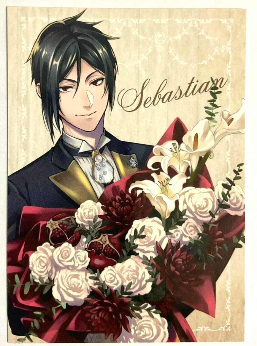 Black Butler Bitter Rabbit Cafe and Shop G Photo Card Sebastian