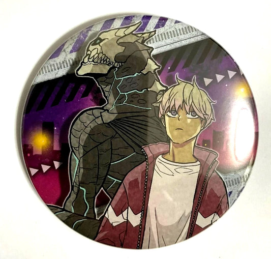 Kaiju No.8 Collection Can Badge Button Kafuka Hibino Reno Ichikawa