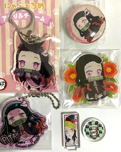 Kimetsu Yaiba Demon Slayer Pita Acrylic Stand Keychain Magnet Nezuko Kamado xde