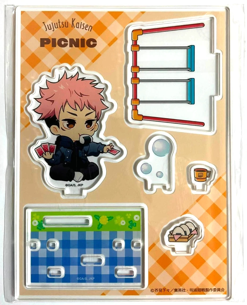 Jujutsu Kaisen x Marukuji Enjoy Picnic Acrylic Stand Yuji Itadori