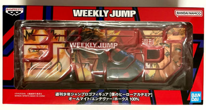 My Hero Academia Edition 100 % LOGO Figure Statue All Might Endeavor Hawks