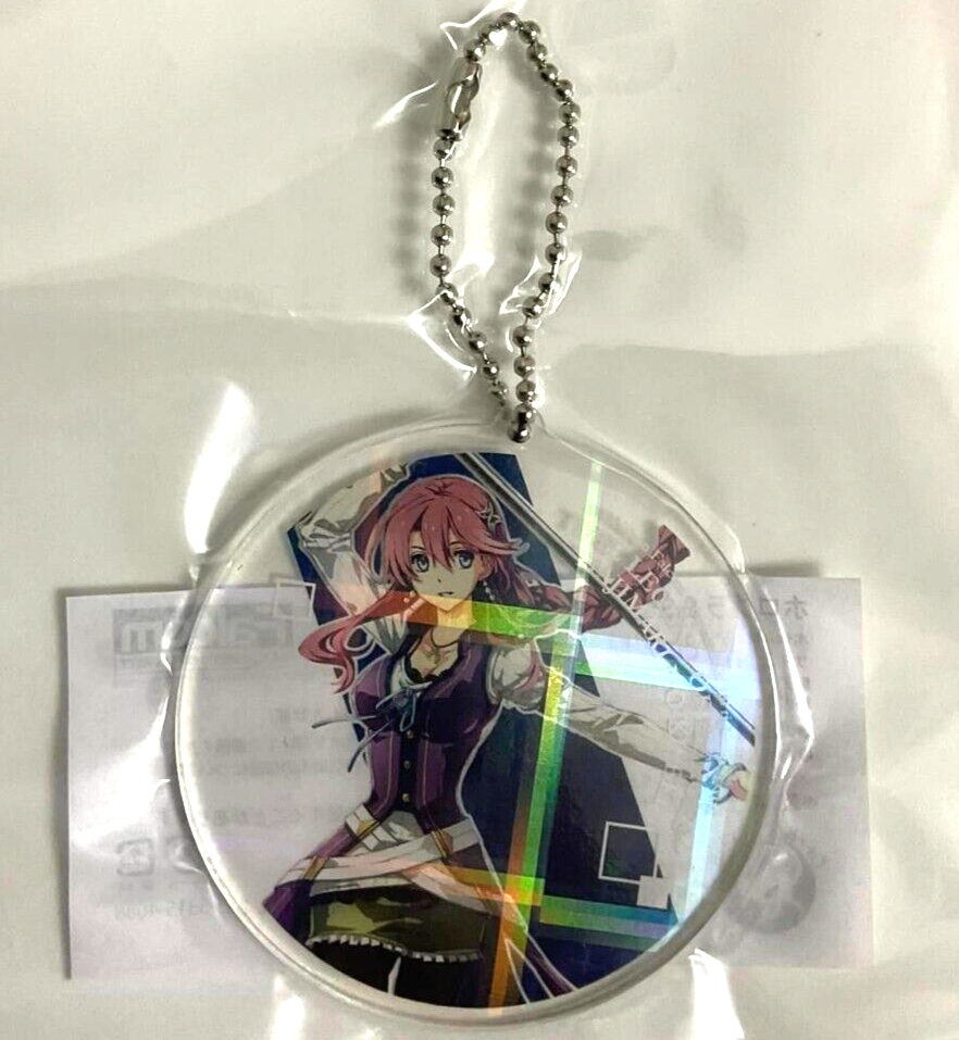 Legend Of Heroes Hajimari No Kiseki Hologram Acrylic Keychain Strap Emma