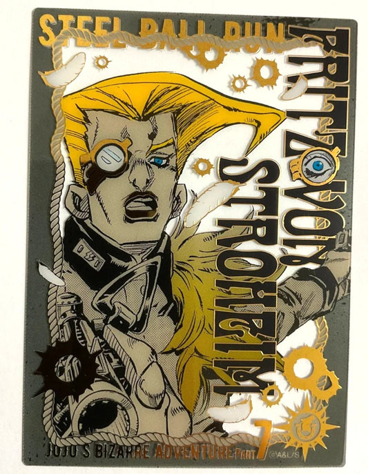 JOJO Steel Ball Run CARAVAN Mini Clear Card Foil Stamping Stroheim