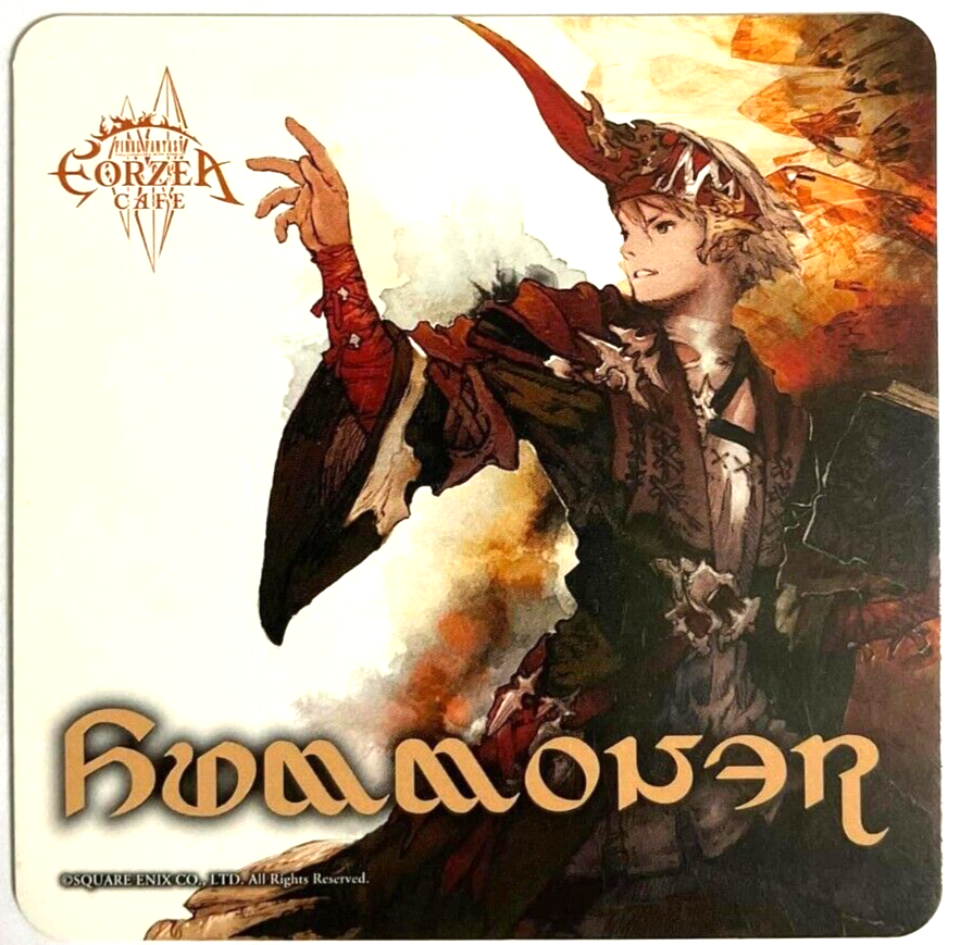 Final Fantasy XIV Job Art Coaster Summoner Eorzea Cafe