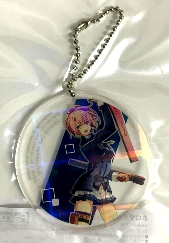 Legend Of Heroes Hajimari No Kiseki Hologram Acrylic Keychain Strap Juna