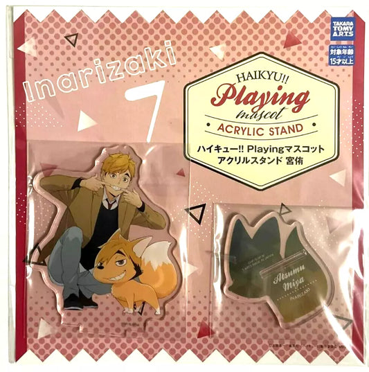 Haikyuu To The Top Playing Acrylic Stand Atsumu Miya