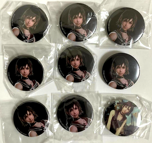 Final Fantasy XV Mini Can Badge Button x9 Iris Amicitia