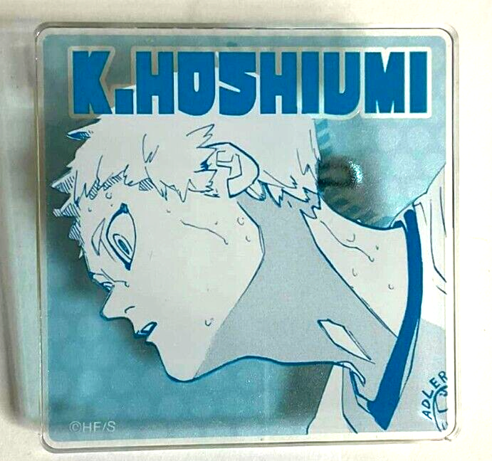 Haikyuu Exhibi Acrylic Badge Button Collection Korai Hoshiumi