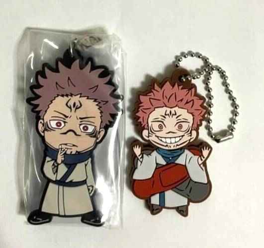 Jujutsu Kaisen Sorcery Fight Rubber Strap Mascot x2 Ryomen Sukuna