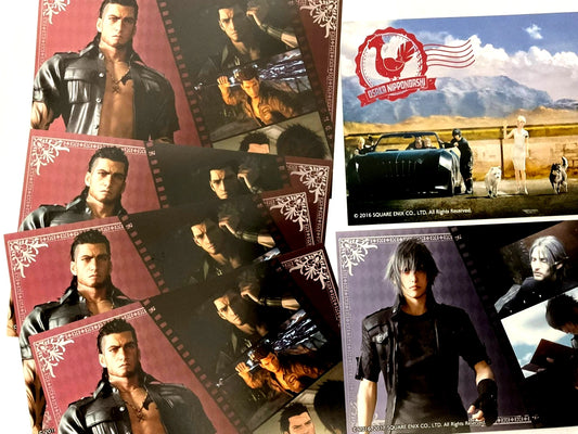 Final Fantasy XV Limited Card x6 Noctis Gladiolus
