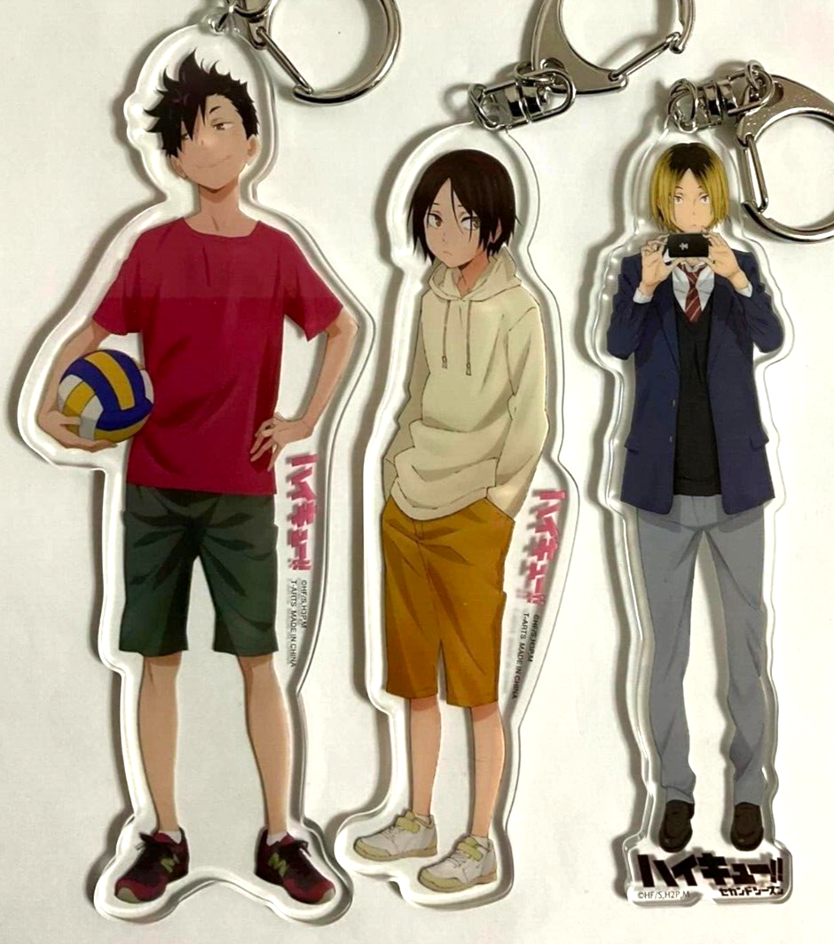 Haikyuu Acrylic Keychain Strap Tetsuro Kuroo Kenma Kozume