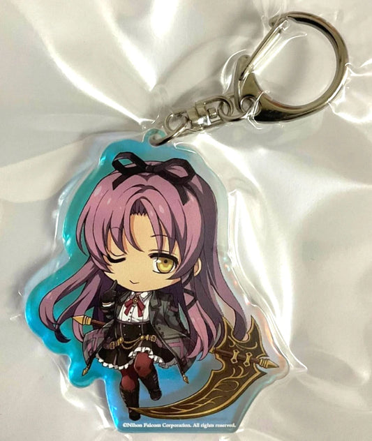 Kuro No Kiseki II Trails through Daybreak Aurora Acrylic Keychain Strap Renne