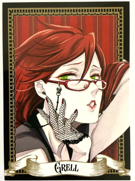 Black Butler Bitter Rabbit Cafe and Shop Photo Card Grell Sutcliff