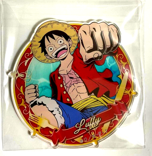 One Piece USJ 2023 Acrylic Coaster Monkey D Luffy
