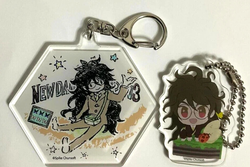 Danganronpa V3 Fuwaponi Graffart Acrylic Keychain Strap Charm Gonta Gokuhara xde