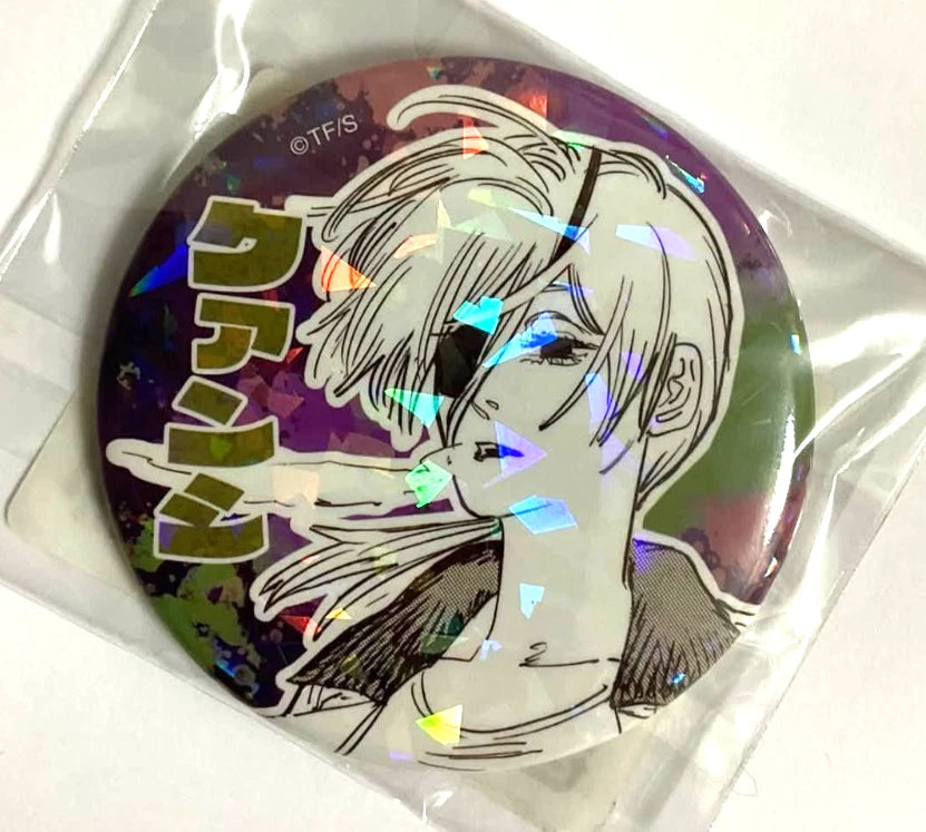 Chainsaw Man All Star Hologram Can Badge Button Quanxi xde